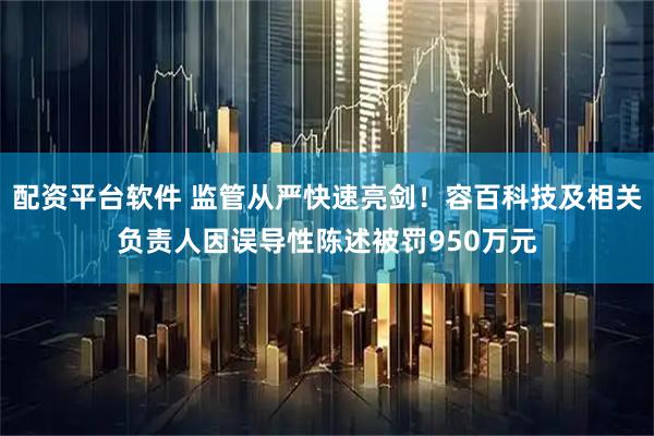 配资平台软件 监管从严快速亮剑！容百科技及相关负责人因误导性陈述被罚950万元